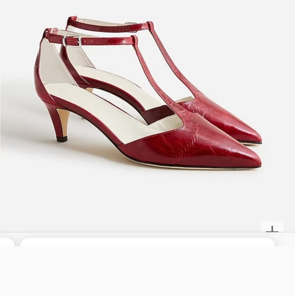 J Crew Mari Giudicelli X J.Crew made-in-Italy heels BU964 NEW with box - Picture 5 of 5